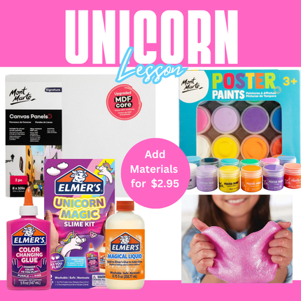 Unicorn Slime & Paint Lesson