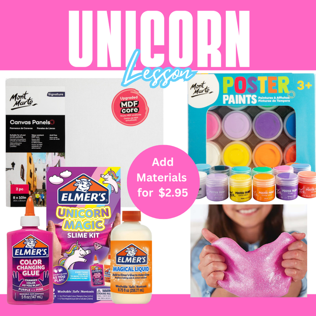 Unicorn Slime & Paint Lesson